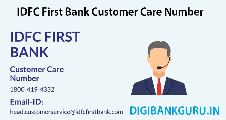 IDFC First Bank Customer Care Number